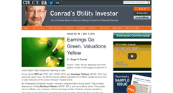 Desktop Screenshot of conradsutilityinvestor.com